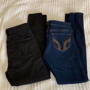 Bundle of 2 hollister jeans size: 7